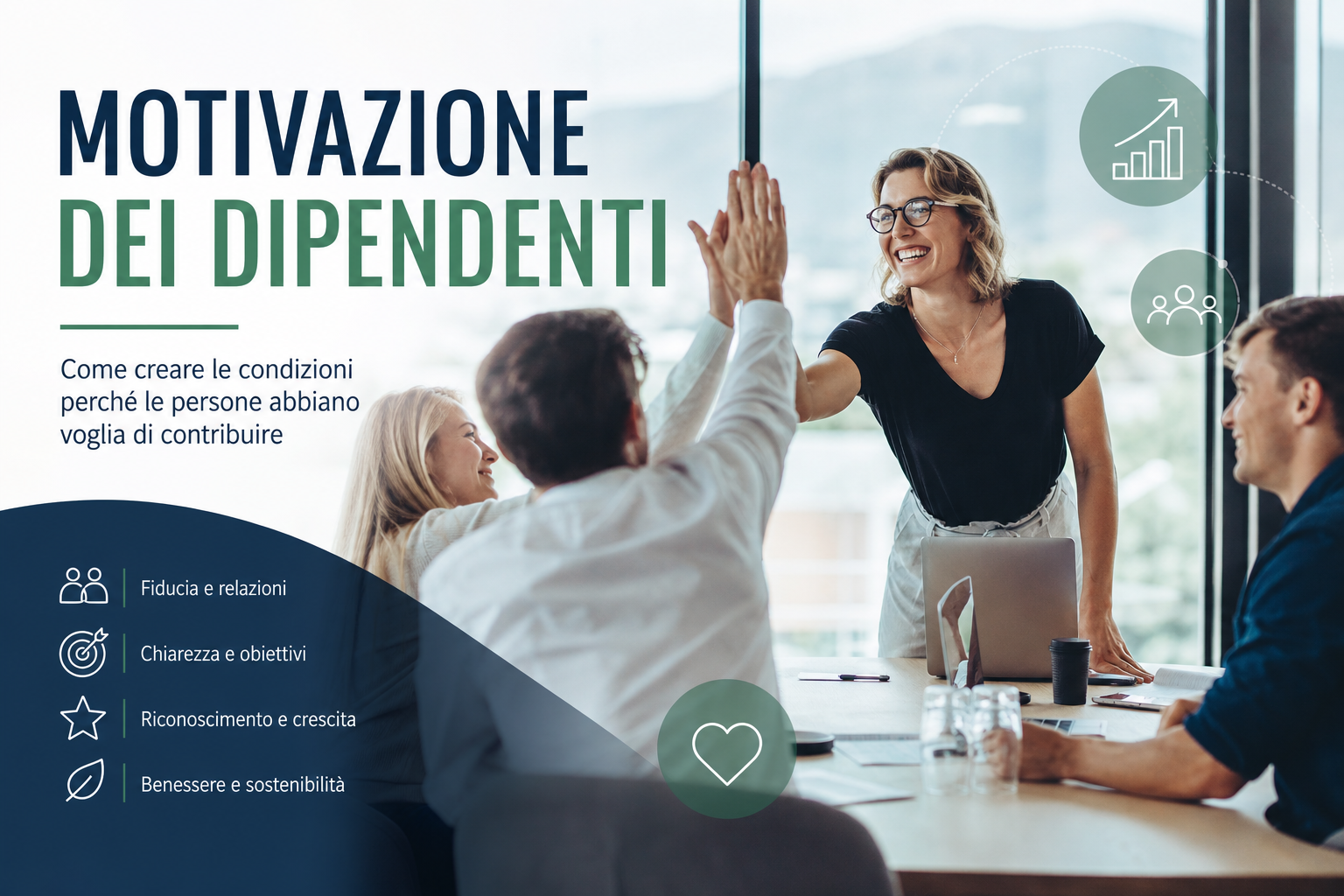 Motivare i dipendenti: creare le condizioni perché abbiano voglia di contribuire